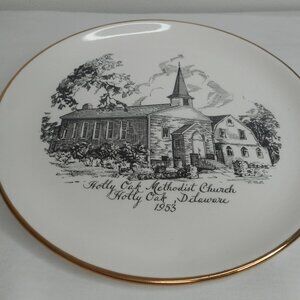 Commemorative Souvenir Plate Methodist Church 1953